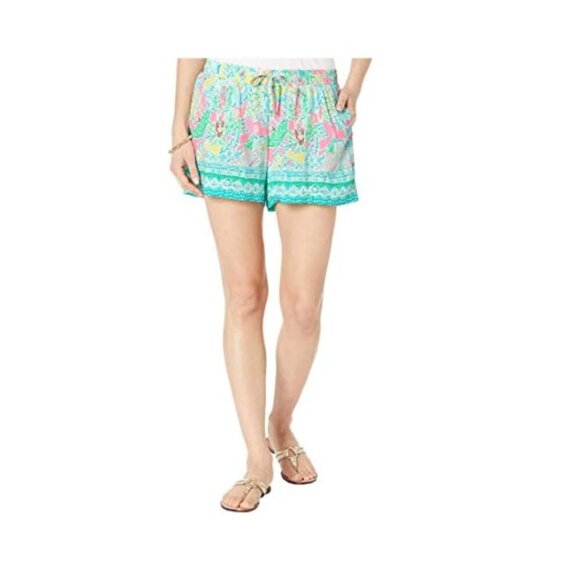 Lilly Pulitzer Katia Shorts Multi Pop Up in The Beginning - Picture 1 of 5